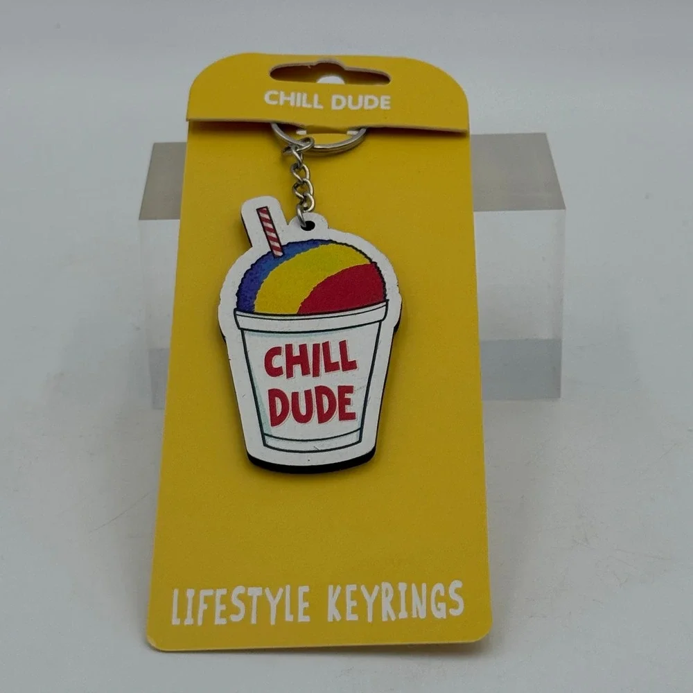 Chill Dude Snow Cone Keyring Strategic Retail Partners Lifestyle Keychain New